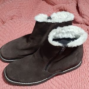 Fuzzy Ankle Boots